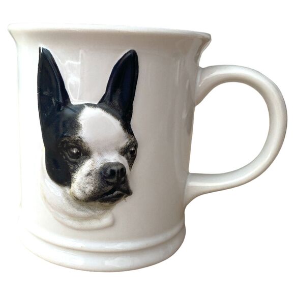 Boston Terrier 3D Coffee Mug XPRES Best Friend Originals 2002 Barbara Augello - Picture 2 of 6
